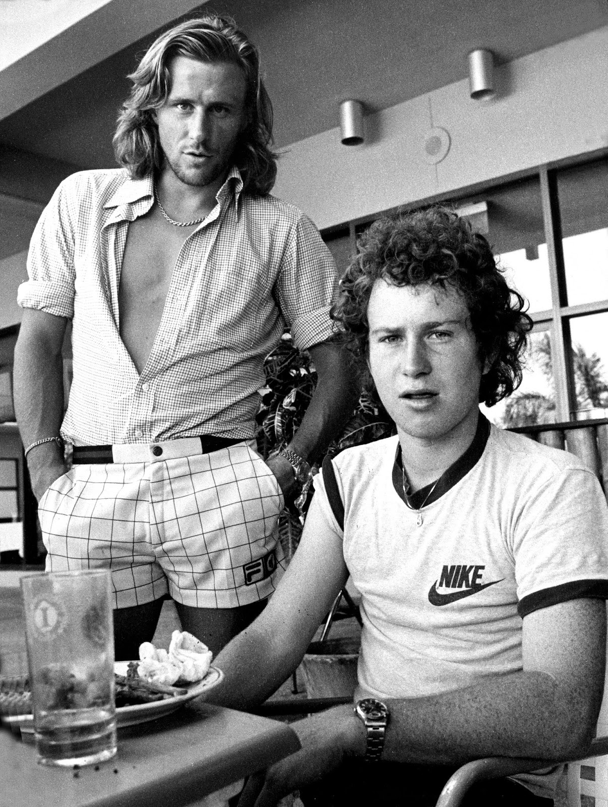 Bjorn Borg and McEnroe in Rolex Watches