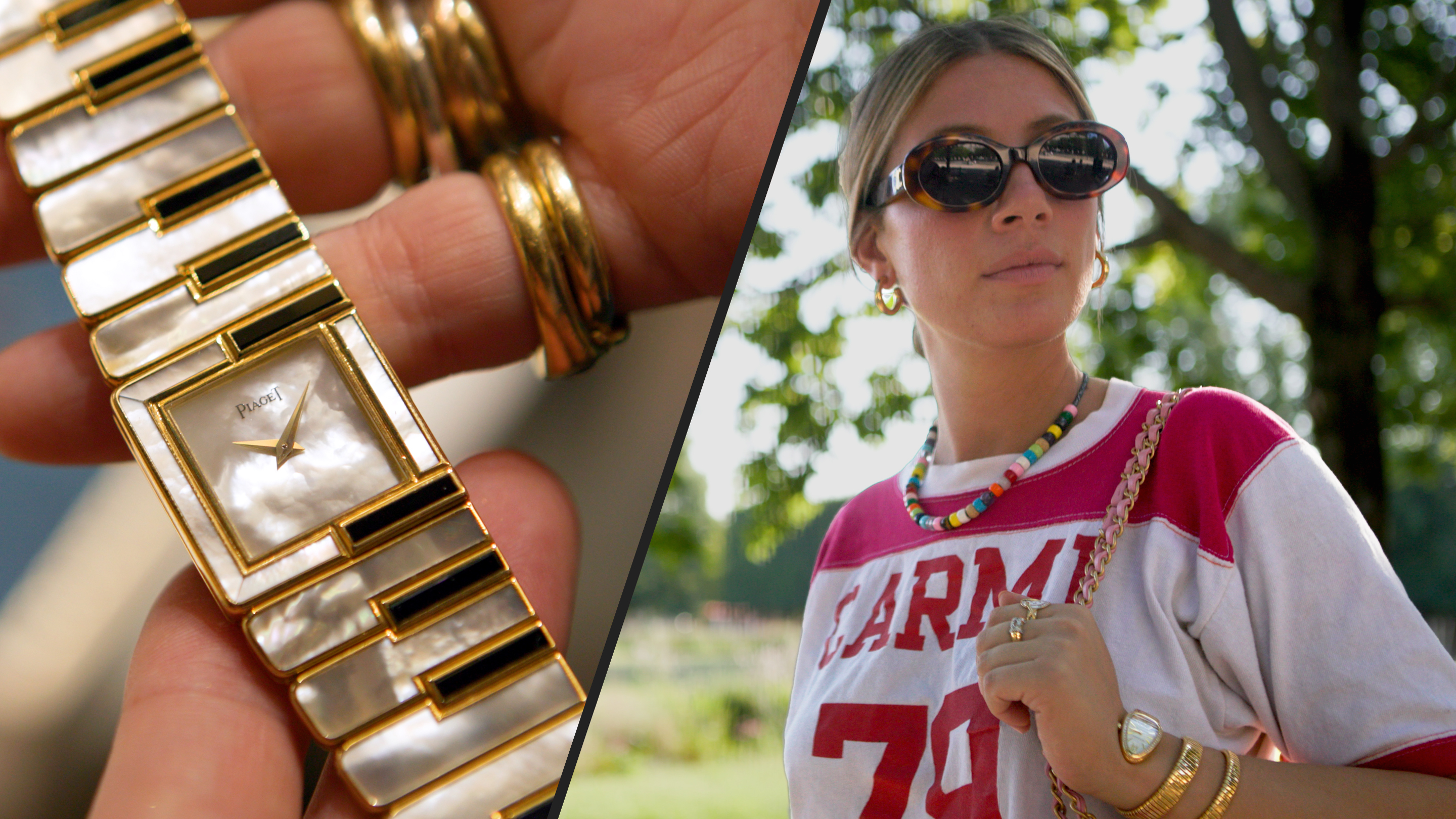 Vintage Piaget Watch / Malaika Crawford in Paris 