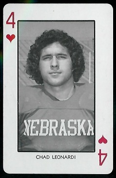 A vintage Nebraska trading card