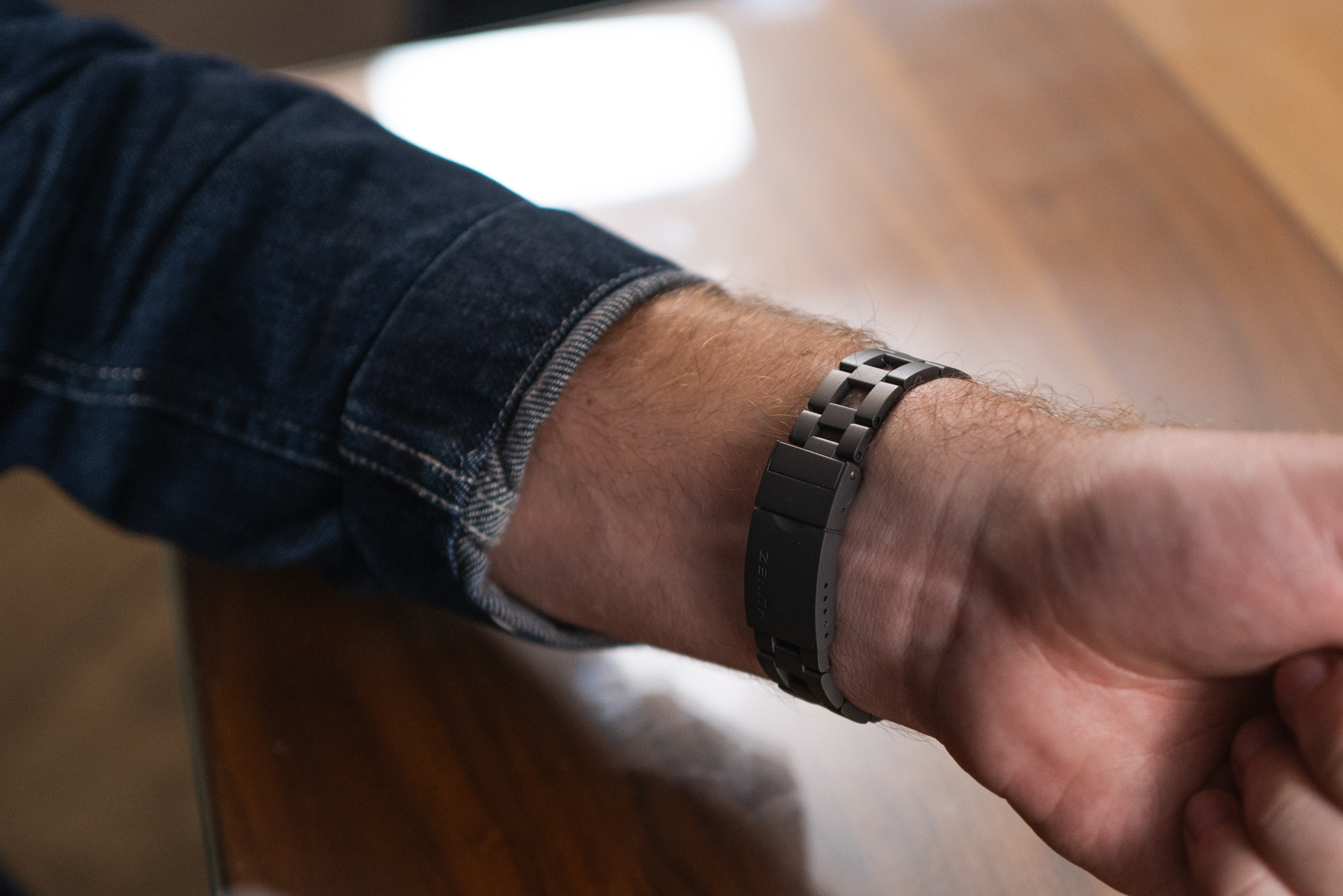 zenith defy revival shadow on bracelet