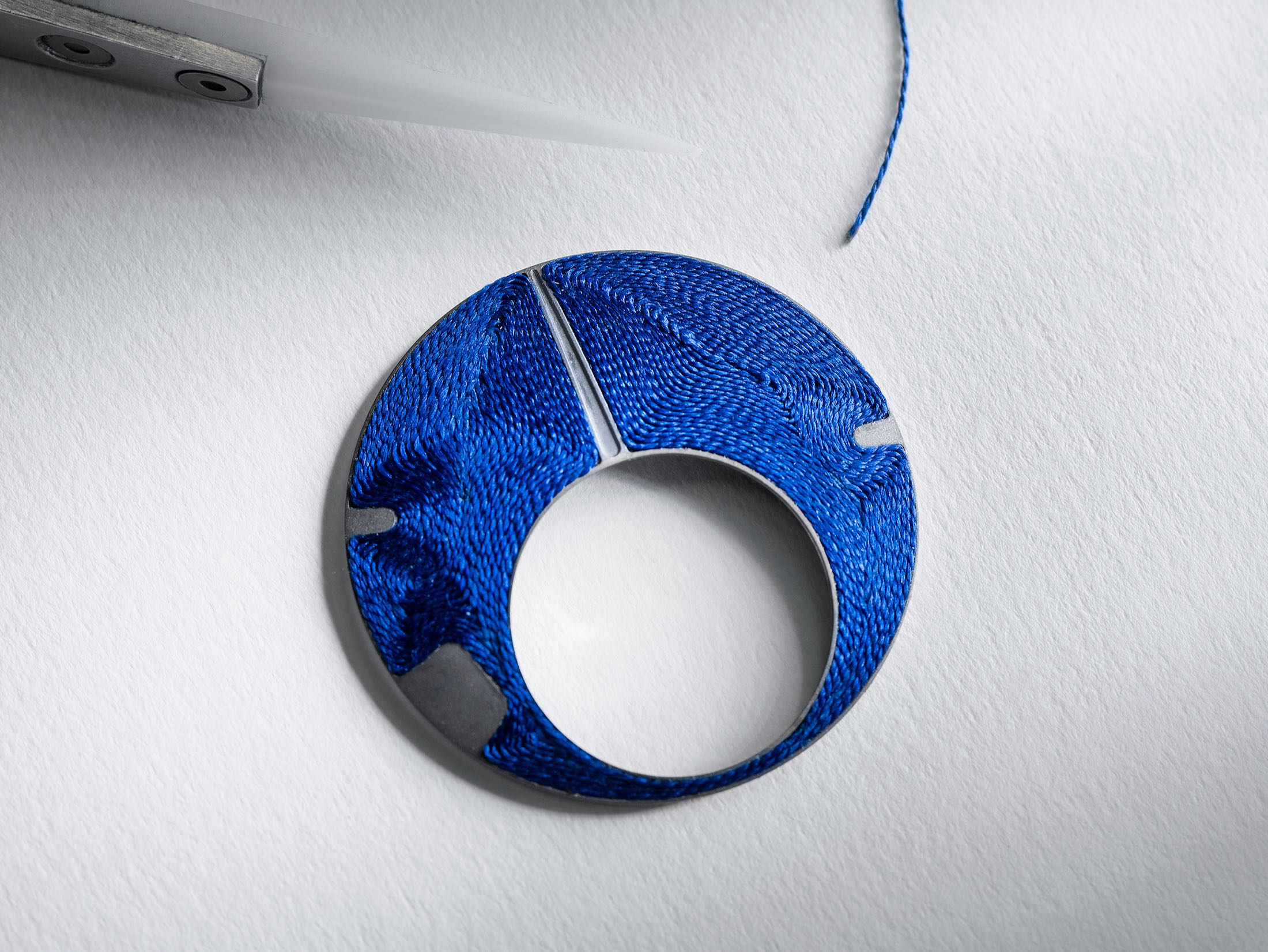 closeup of finished dial