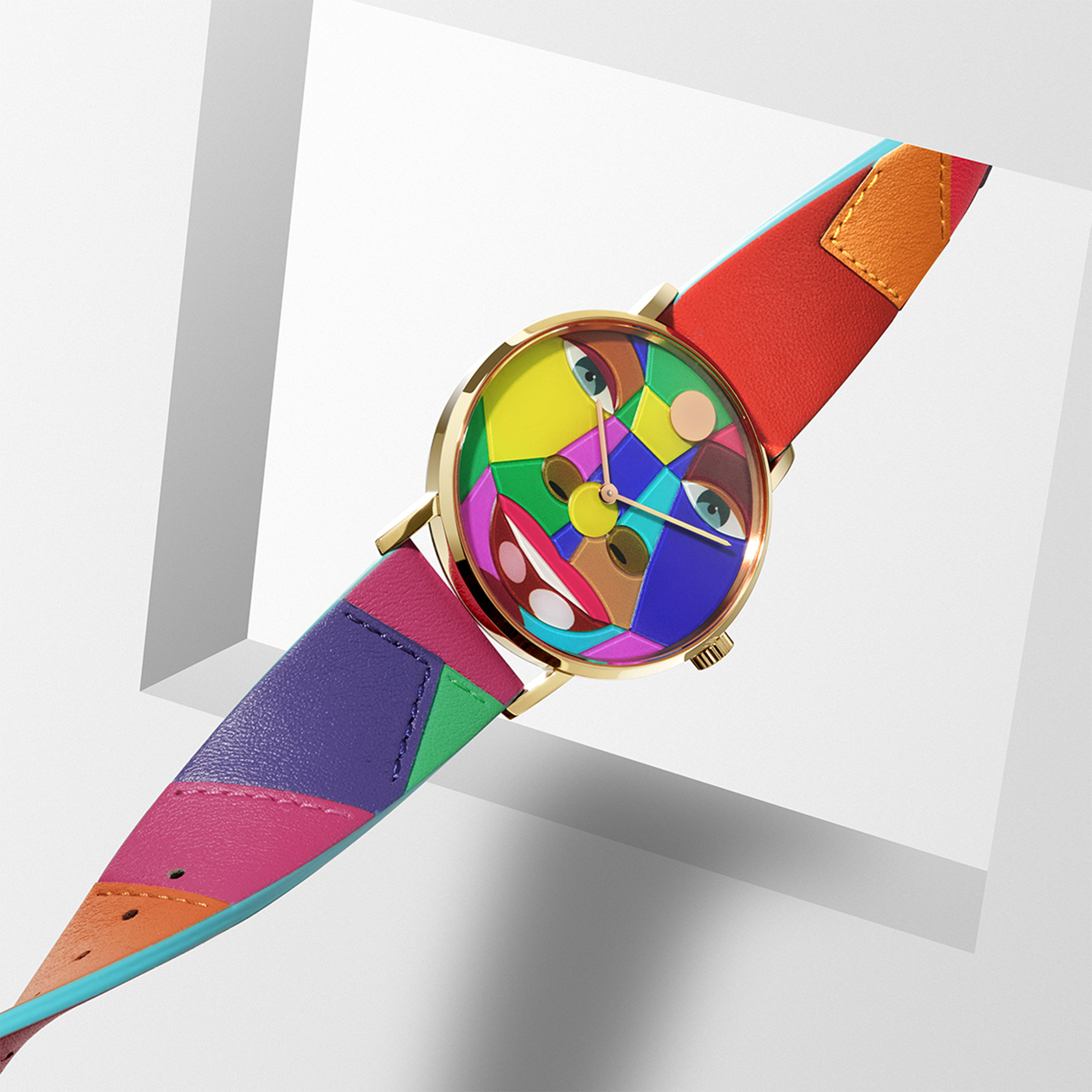 Movado x Derrick Adams "Arting"