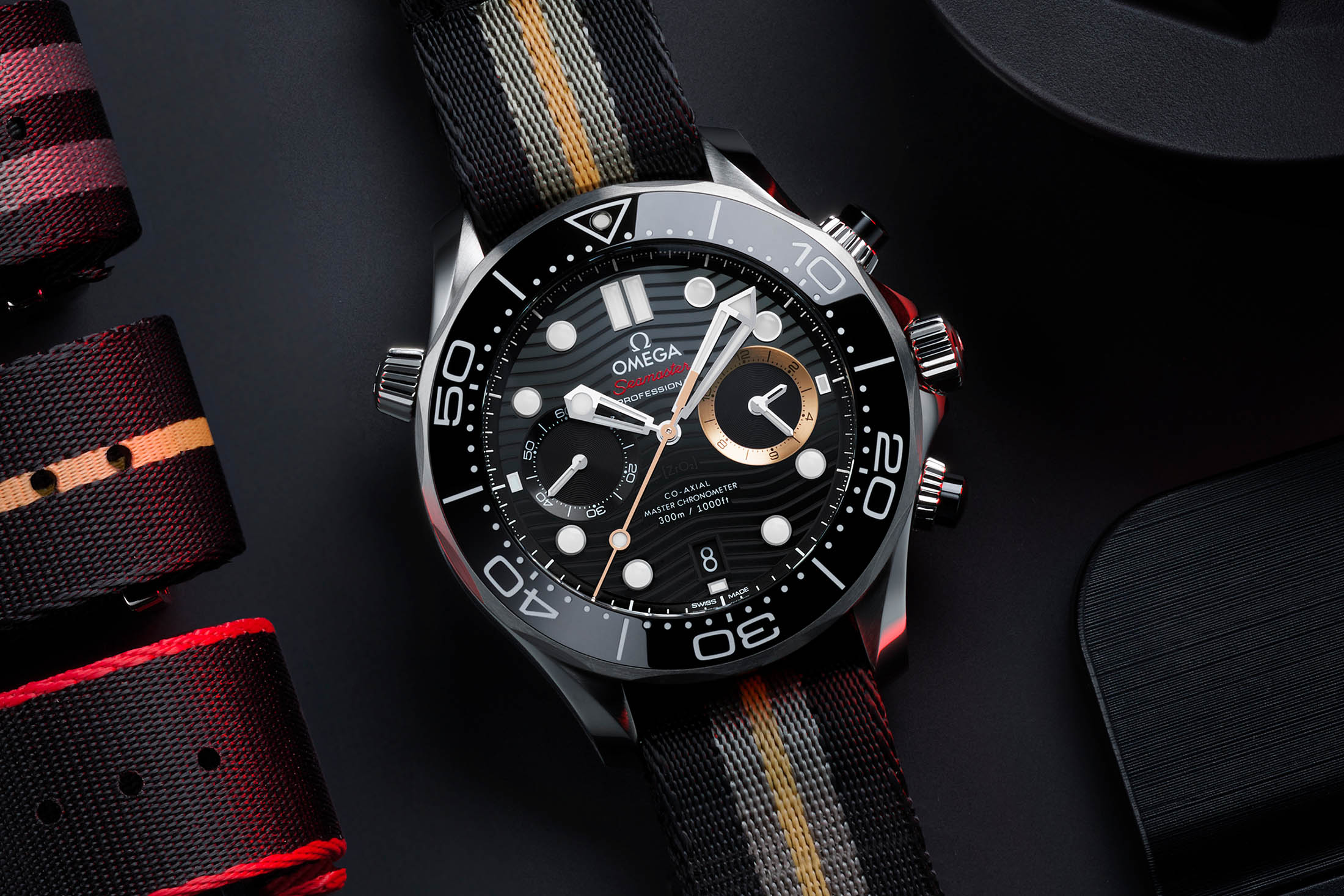 007 First Light Seamaster Chronograph Straps Pic