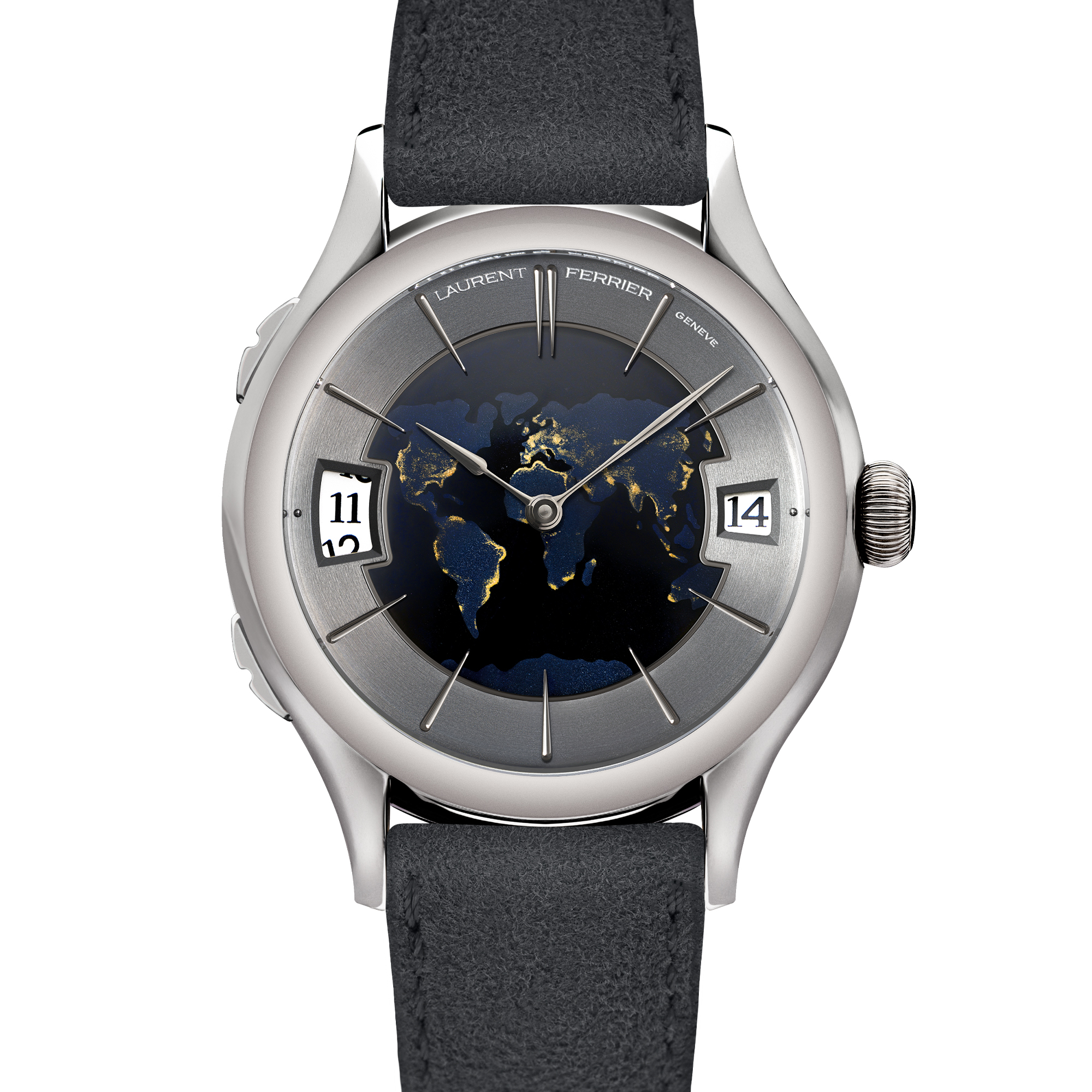 Laurent Ferrier Classic Traveller Globe Night Blue