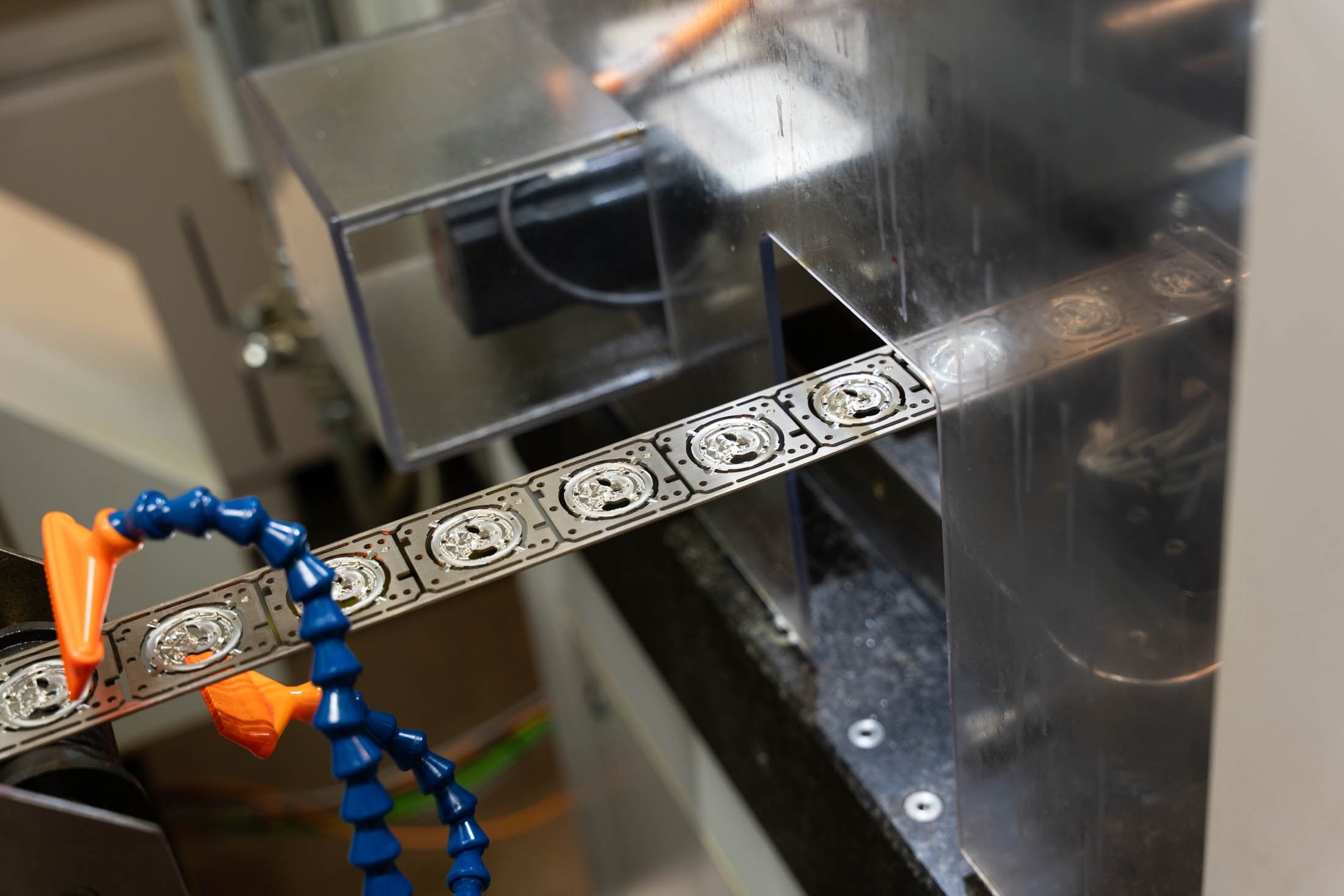 Machining starts