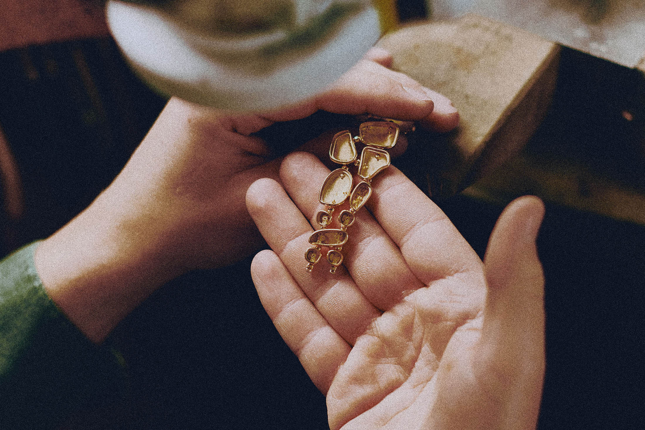 Galets Bracelet hollow
