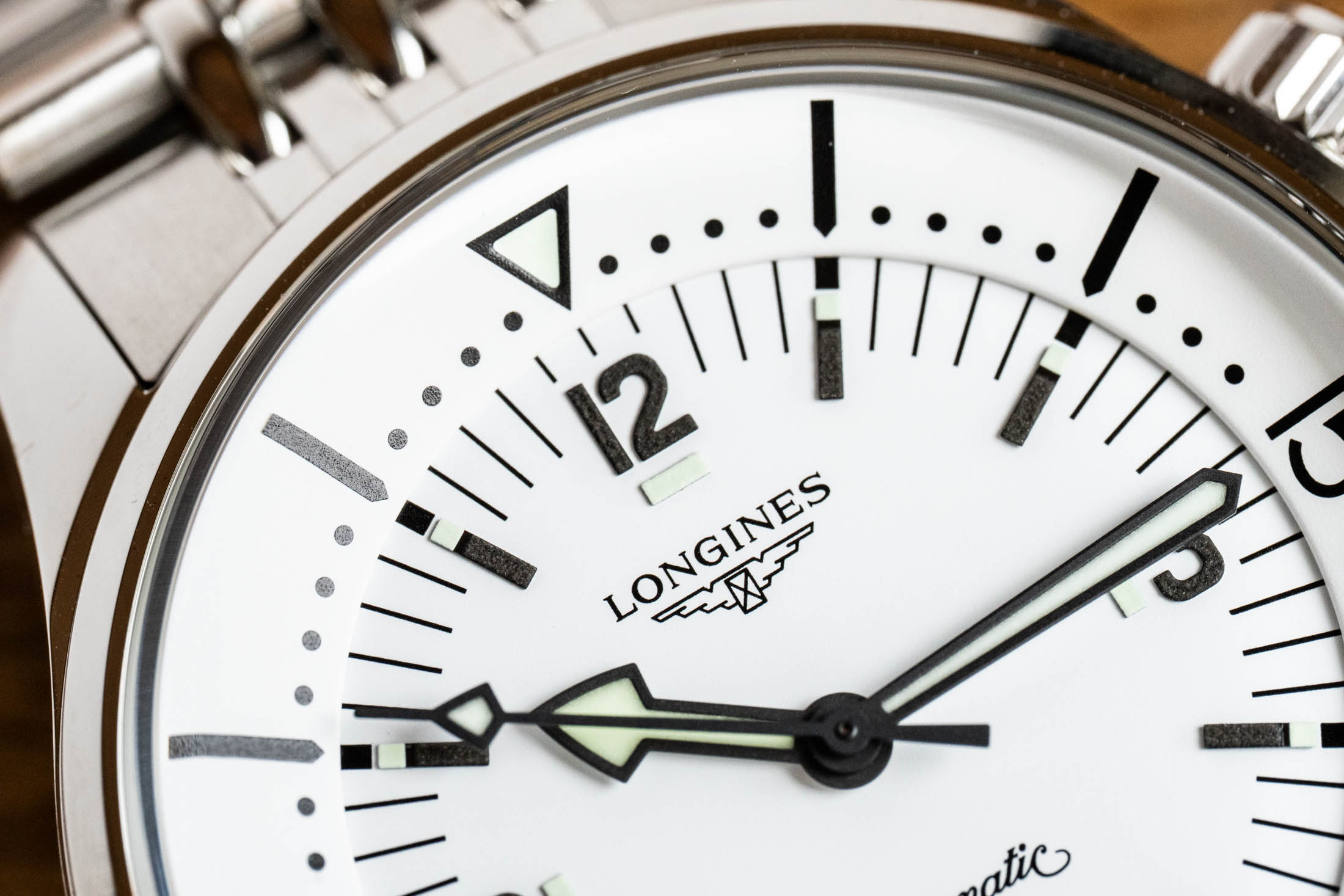 Longines logo closeup