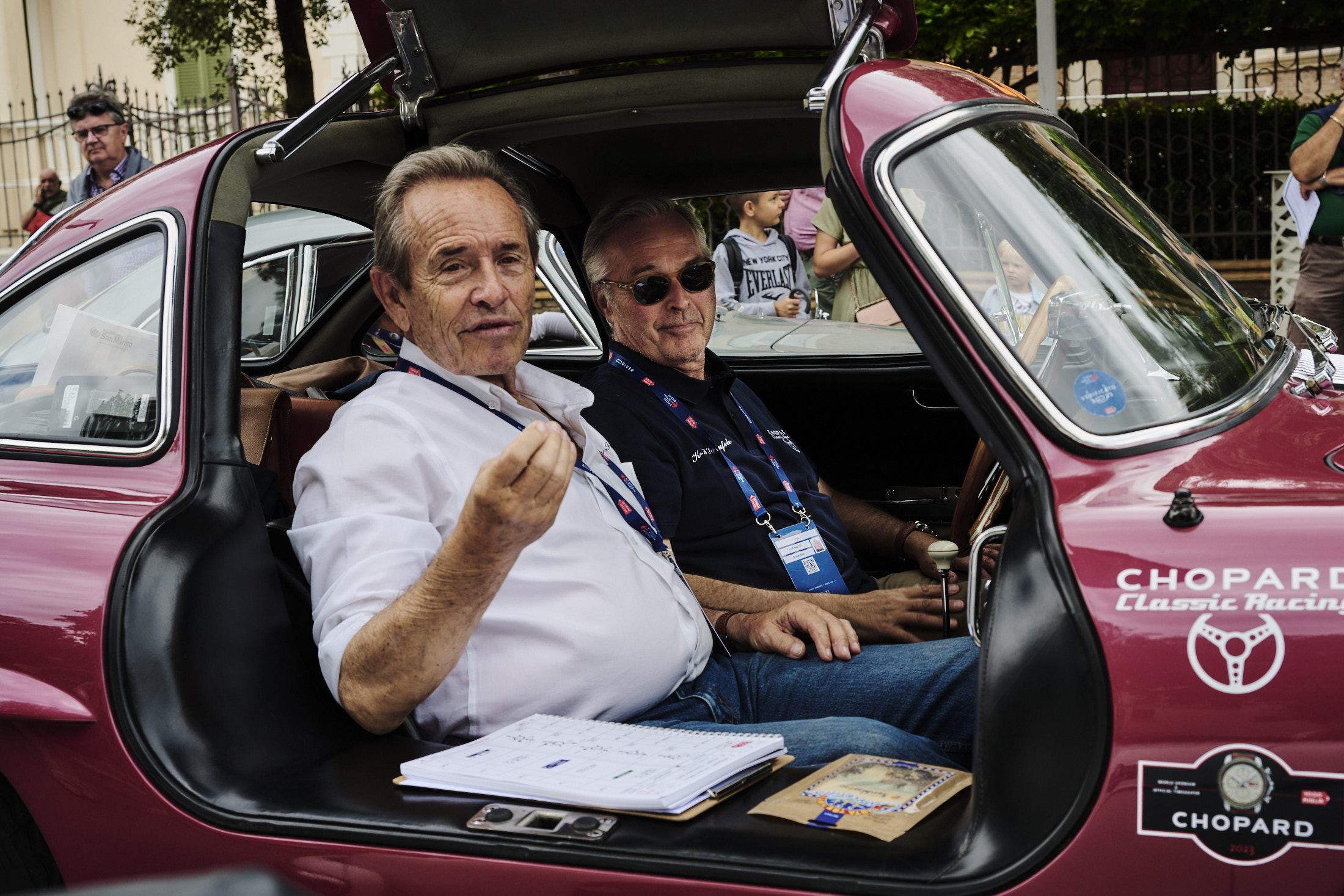 Jacky Ickx and Karl-Frederich Scheufele