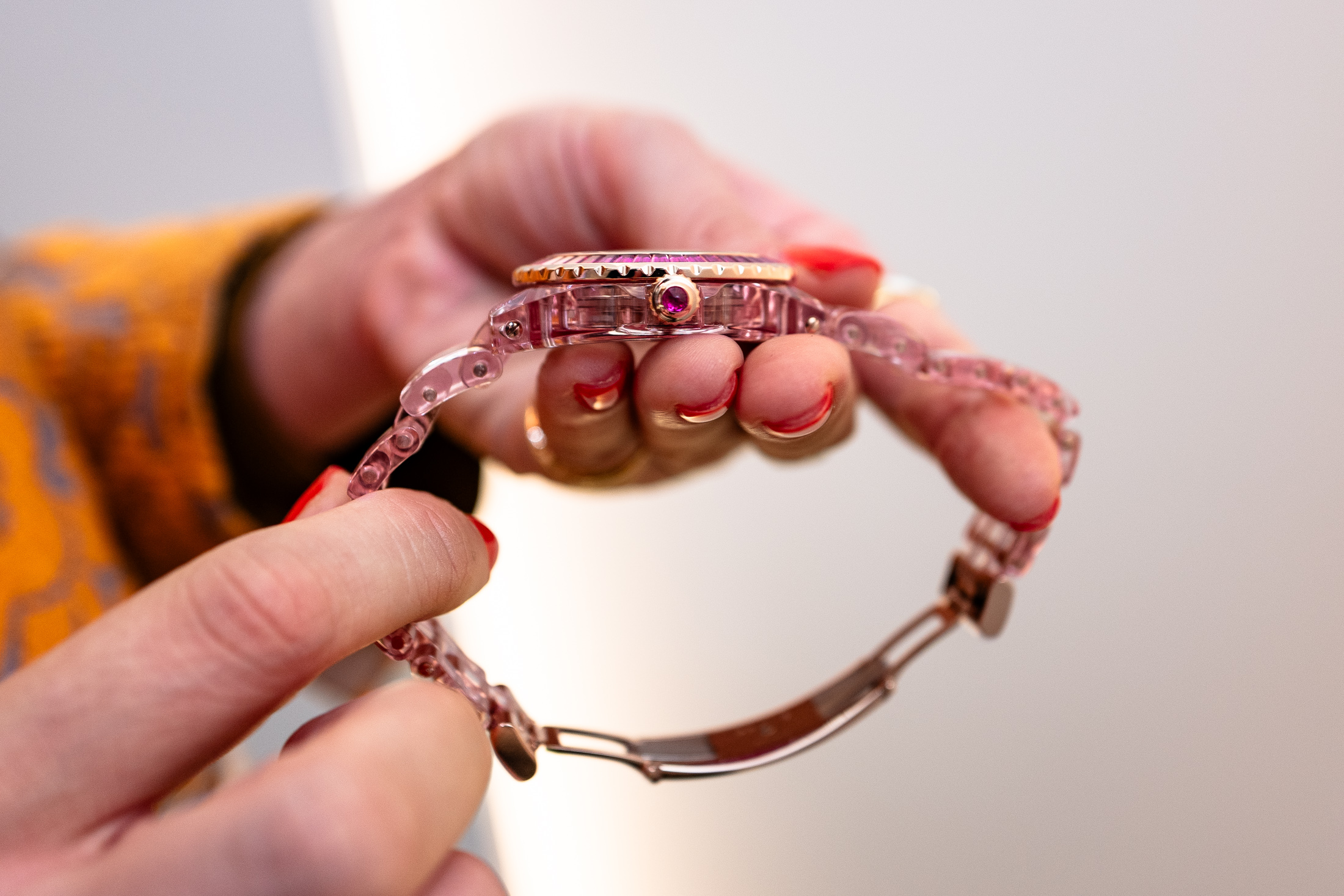 Chanel J12 pink crown