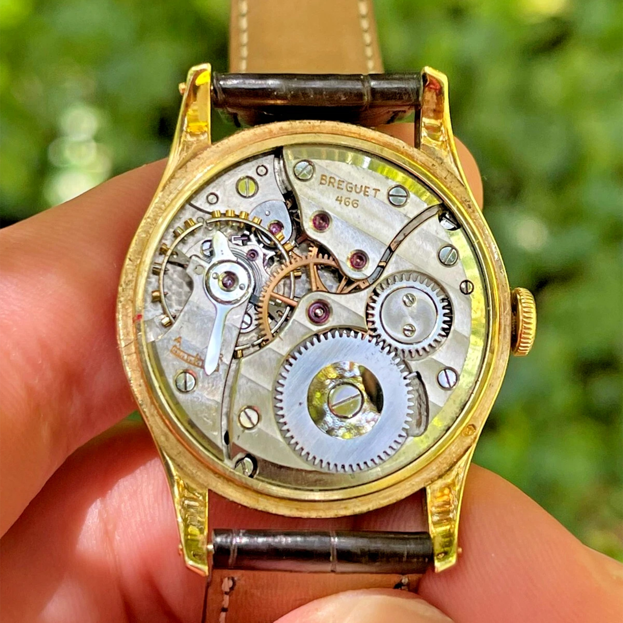 A Breguet with a questionable dial movement