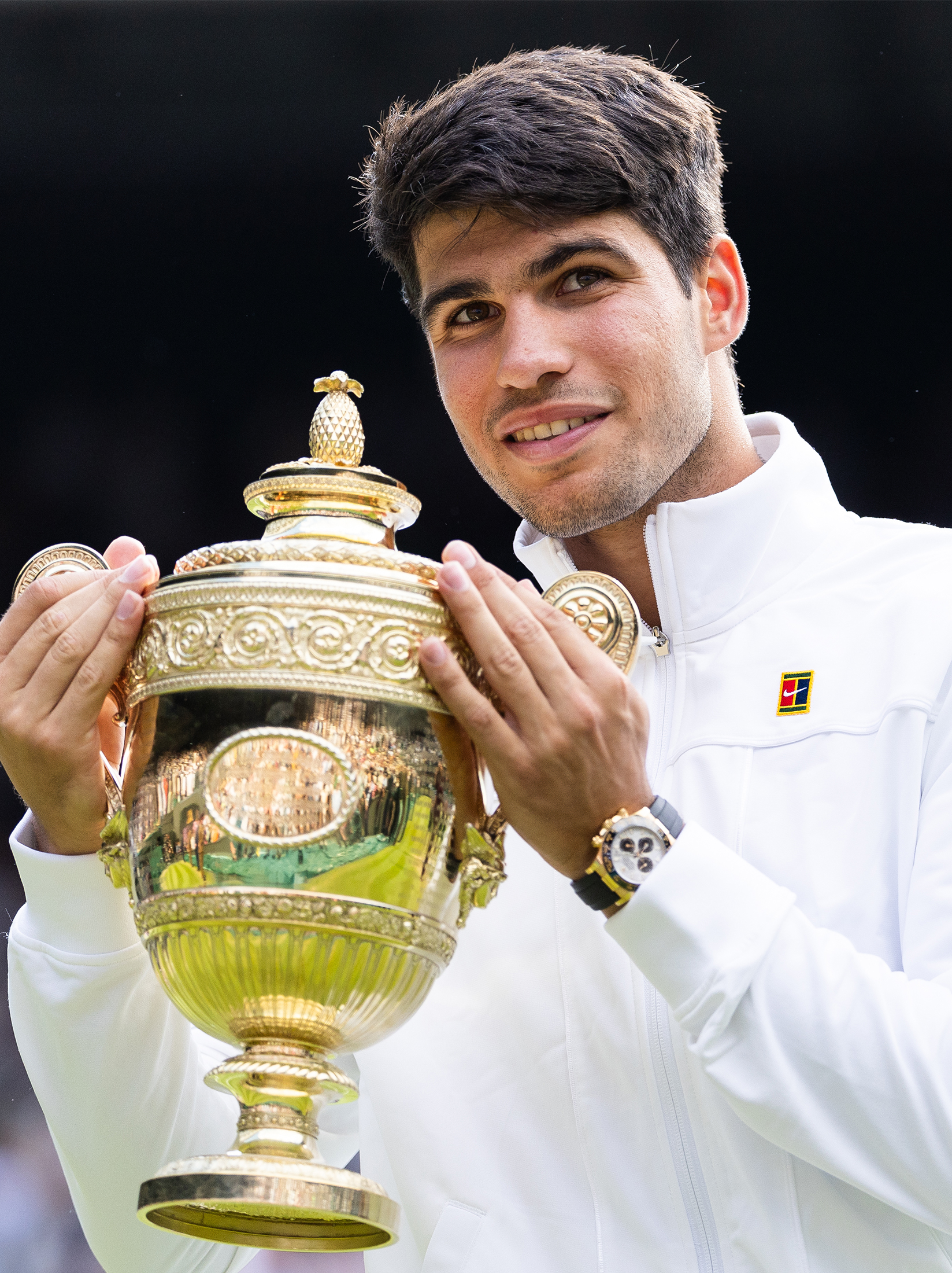 Carlos Alcaraz wearing a Daytona